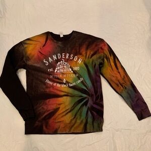Sanderson Witch Museum Sweatshirt Women’s Size M Tultex 340 Tie Dye